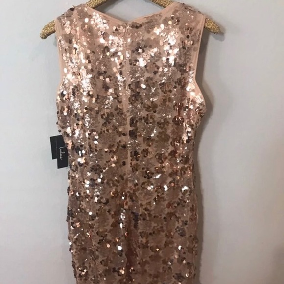 Beautiful rose gold dress( new) - Picture 2 of 4